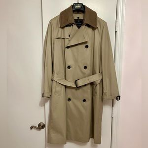 Brooks Brothers Trench Coat with Winter Liner